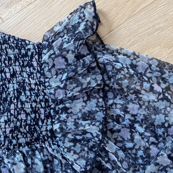 Free People Bohemian Floral Blouse Like New! - Picture 7 of 10